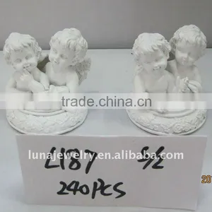 Resin Christmas Angel Statue,resin Wing Angel Figurine,resin Snow White Figurine thumbnail-1