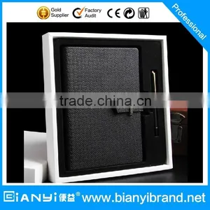 China Factory Wholesale Cheap Promotional Gift Set With Notebook and Metal Pen thumbnail-1