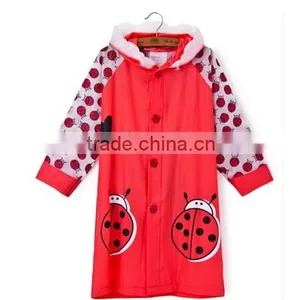 Cute Kids Unisex Cartoon Hoodie Inflating Cap Brim Outwear Camping Raincoats thumbnail-1