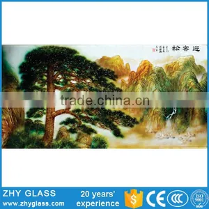Handmade Art Decoration Modern Glass Painting Pictures thumbnail-2