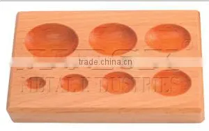 Wood Dapping Block Punch Set for Jewellary Making Tools thumbnail-3