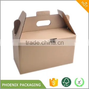 Portable Corrugated Paper Gift Box Packaging Custom Design Avialable thumbnail-1