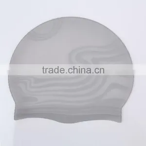 2016 Custom Swim Caps no Minimum Printing 100% Silicone Swimming Cap thumbnail-3