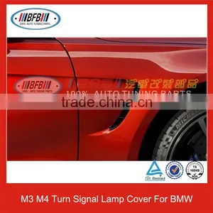 Carbon Fiber Fender Side Grill Cover For BMW M3 M4 F80 F82 Replacement Cover thumbnail-5