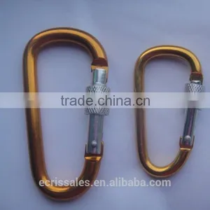 Hot Selling D Shaped Carabiner With Screw thumbnail-4