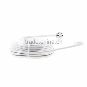 20 Meters 50-5D White Color Signal Cable for Mobile Signal Booster thumbnail-3