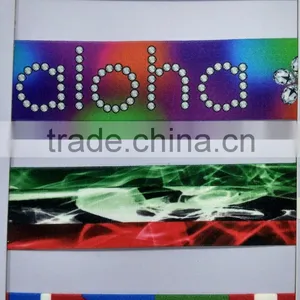 Custom Printed Elastic Ribbon Webbing thumbnail-1