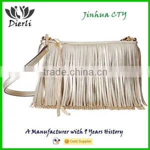 Fringe Tassel Long Strip Shoulder Bag for Girls thumbnail-3