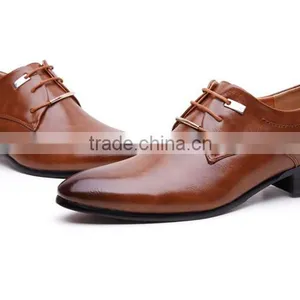 CXM127 High Quality Men Imitate Leather Laced up Casual Shoe thumbnail-1