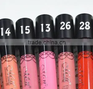 Hot Sales Women Ladies Waterproof Elegant Color Lipstick Matte Smooth Long Lasting Lip Stick Lipgloss thumbnail-6