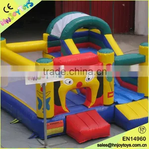 4X4X2.5M Dog Inflatable Bouncer Fun City Bouncing Castle With Slide thumbnail-5