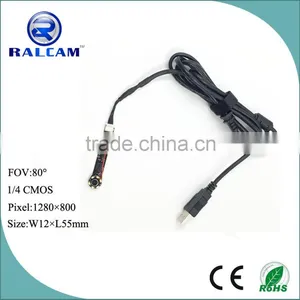 1280*800 Resolution 1/4 CMOS Sensor 12mm USB Borescope Camera Module thumbnail-1