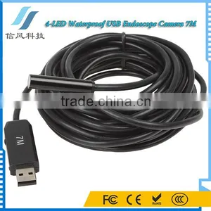 4 LED Waterproof 7M USB Endoscope Camera thumbnail-3