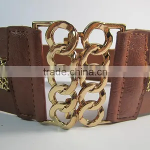 Elastic Chain Decorative Fashion Ladies Belt thumbnail-2