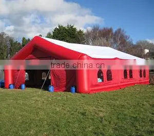 Red Inflatable Party Tent Inflatable Party Marquee Cover Outdoor Event Inflatable Tent thumbnail-1