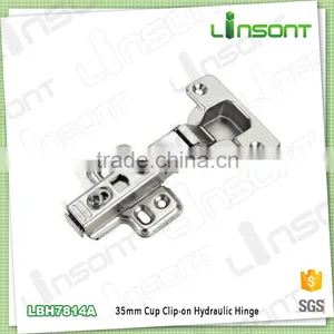 China Manufacture Soft Close Clip on Folding Bed Hinge Furniture Accessories Cabinet Hinge thumbnail-1