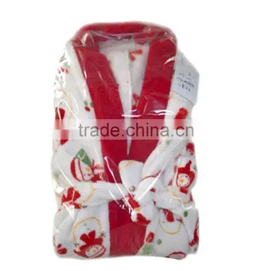 100% Polyester Coral Fleece Bath Gown(microfiber Bath Gown) thumbnail-4