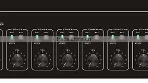 Digital 500W 8 Zone Voice Alarm Amplifier for Background Music System thumbnail-3