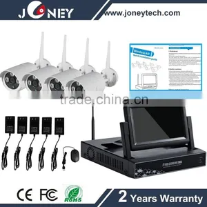 Wireless ip Camera With 10.1 Inch Monitor Ccvt Nvr Kit thumbnail-1