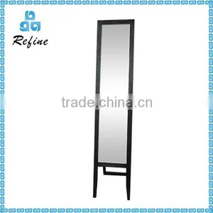 Unique Design Bathroom Decorative Black Floor Mirror Manufacturer thumbnail-1