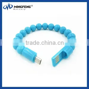 Promotion Gift Cable Beaded Wristband Usb Cable Bracelet Usb Cable thumbnail-4