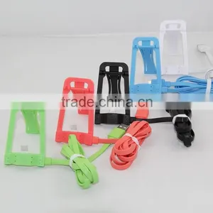 Cell Phone Holder Stand Fast Charging Long Data Syn Micro USB Sata Cable thumbnail-5