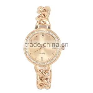 Women's Elegant Chain Bracelet Quartz Three Colors Good Plating Custom Made Watches thumbnail-6