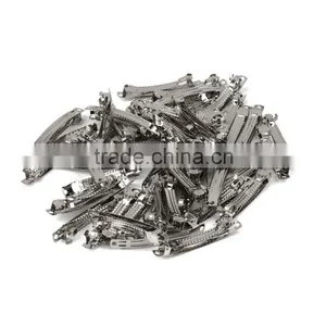 50pcs 60mm French Barrettes Clips Findings DIY Hair Accessories Bows Lot thumbnail-1