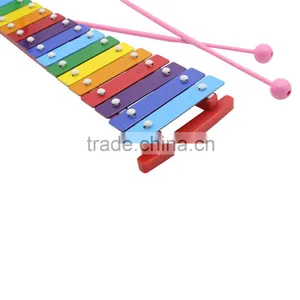 Kids Children Toddler Colorful 15 Note Glockenspiel Educational Musical Instrument Rhythm Band Toy Percussion thumbnail-1