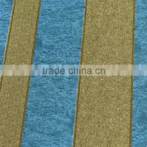 Deep Color Embossing Vinyl Striped Washable Wallpaper thumbnail-2