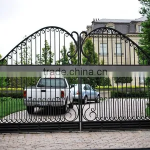 Wrought Iron Gate Designs for Schools, American Steel Door Entrance Steel Door Main Gate Design on Online Shopping thumbnail-4