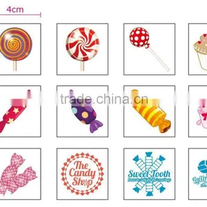 Colorful Body Art Customize Sweets Temporary Confectionery Tattoo thumbnail-1