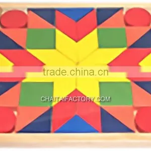 Children's Educational Toy Wood Angram Puzzle thumbnail-1
