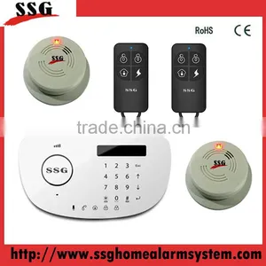 Home Automation Wireless Fire Alarm System GSMhome Security Smoke Sensor Burglar Alarm System thumbnail-1