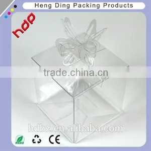 Custom Hot Sale Special Soft Crease Transparent Pvc Cake Boxes Printing thumbnail-6