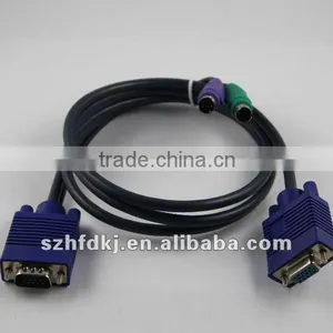 Standard SVGA/ VGA Cable M/F 1.5M Monitor Cable Ferrites (Gold Plated) thumbnail-1