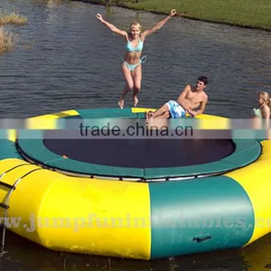 0.9mm PVC Tarpaulin Inflatable Aqua Trampoline 19ft Water Trampoline Sale in China thumbnail-1