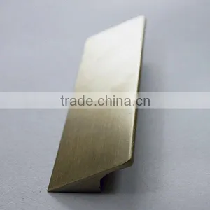 Meilv Brush Nickel Aluminum Alloy Kitchen Cabinet Handle thumbnail-1