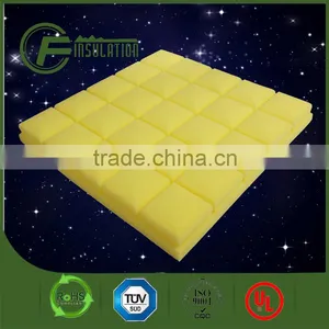 Square Shape Acoustic Sheet, Acoustic Grid Foam Panels Sponge Black Color Studio Sound Panel thumbnail-4