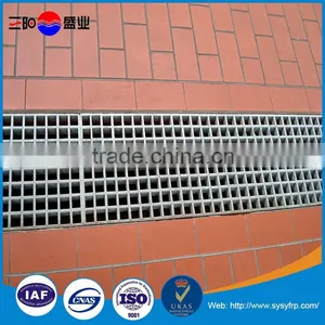 China Supplier Molded Fiberglass Grating Frp, Sewage Grating, Floor Trap Grating thumbnail-2