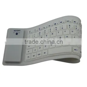 88 Keys Multimedia Silicone Rubber Bluetooth 3.0 Keyboard thumbnail-4