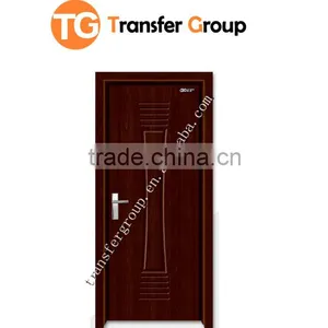Low Price MDF Interior Door Single Leaf Swing Door thumbnail-1