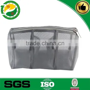 High Quality Compartment Mesh Bag Cosmetic Bag, Beauty Bag With Zipper thumbnail-1