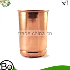 1 X Handmade Pure Copper Glass Cup for Water thumbnail-1