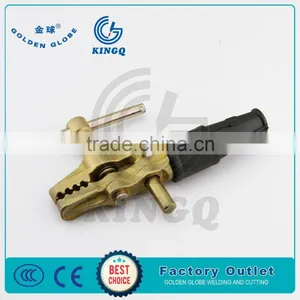 KINGQ British Type Brass Cable Clamp 500A for Welding Machine thumbnail-1