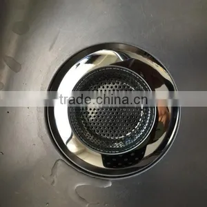 Sets of Stainless Steel Mesh Sink Strainer Drain Stopper Trap Kitchen Bathroom New Type thumbnail-1