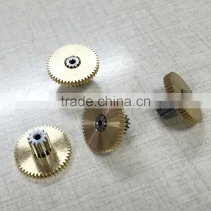 Hobbing Gear Machines Precision Double Round Brass Telescope Gearbox Gear thumbnail-3