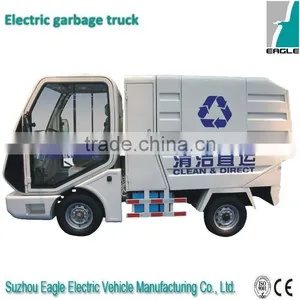 China Power Wheel Electric Garbage Truck, CE Approved thumbnail-1