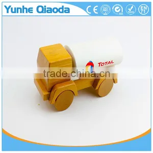 Wood Toys Oil Tank Toy for Kids,Education City Games Wooden Car Model Toy thumbnail-5