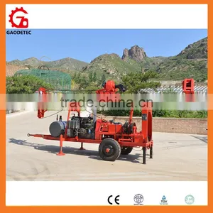 Professional Manufacture 200m Trailer Used Water Well Drilling Machine for Sale thumbnail-1